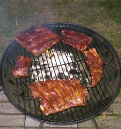Sweet, sweet meat on the BBQ!